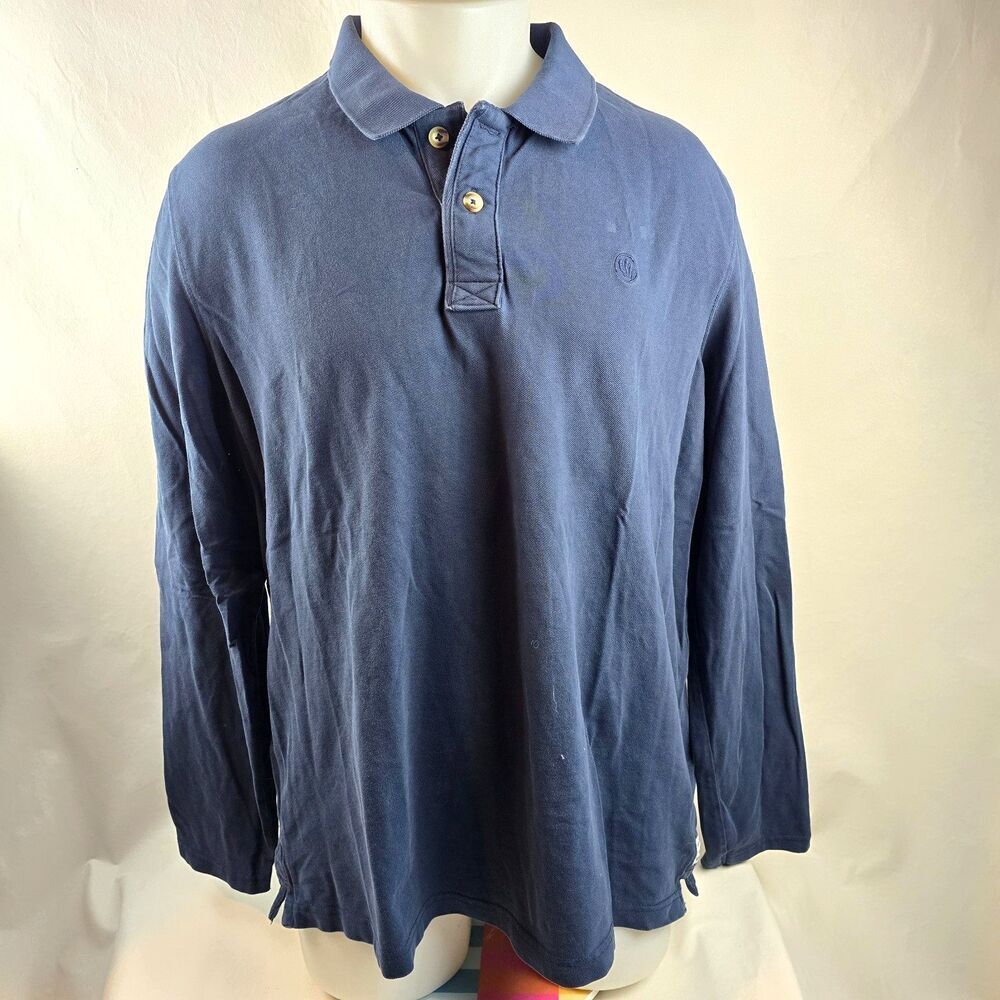 Fat Face Shirt Mens 2XL Blue Polo Cotton Casual Shirt UK Style Preppy Classic